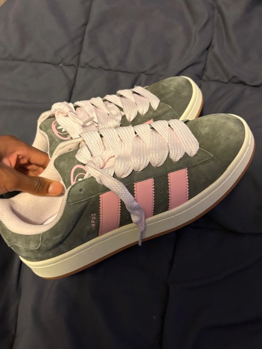 Adidas Campus ‘00 Grey & Pink’s